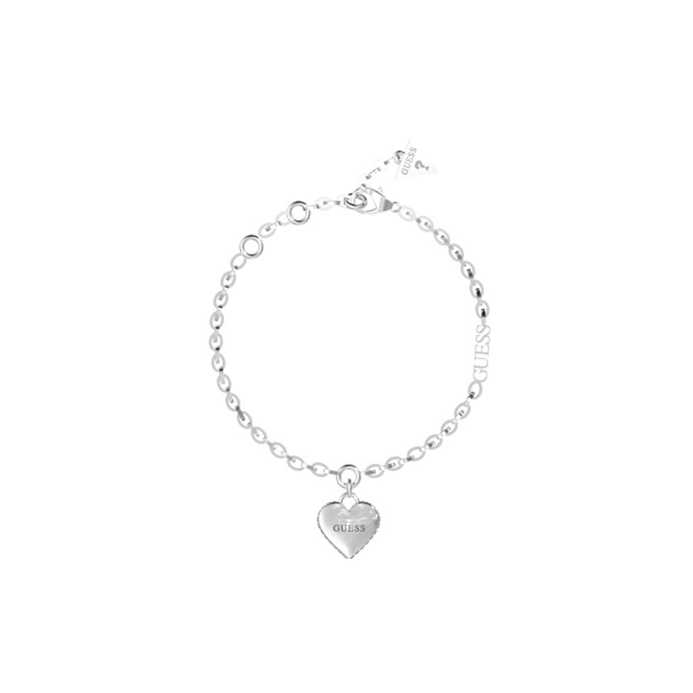 Guess Bracciale Donna Falling In Love | Acciaio Con Zirconi, Collezione Gioielli