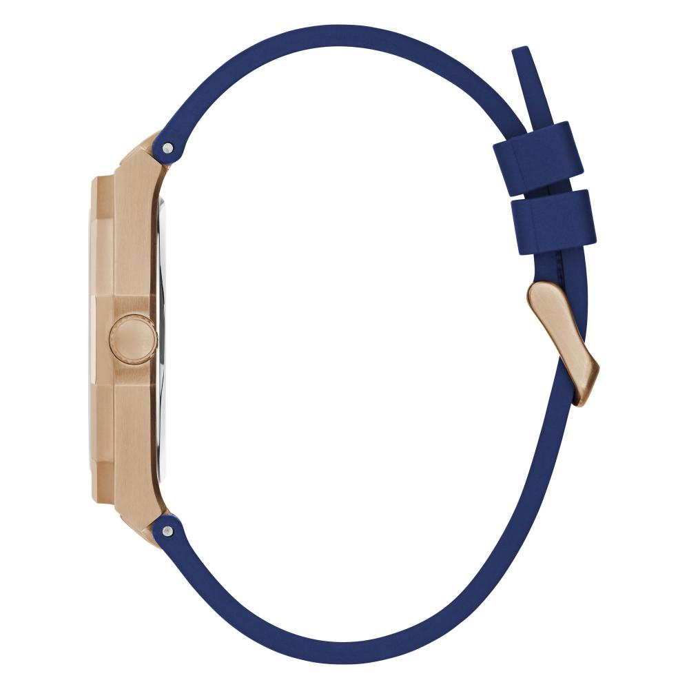 Orologio Guess Uomo W0863G4 - Cassa In Acciaio, Cinturino In Tessuto Azzurro, Movimento Al Quarzo